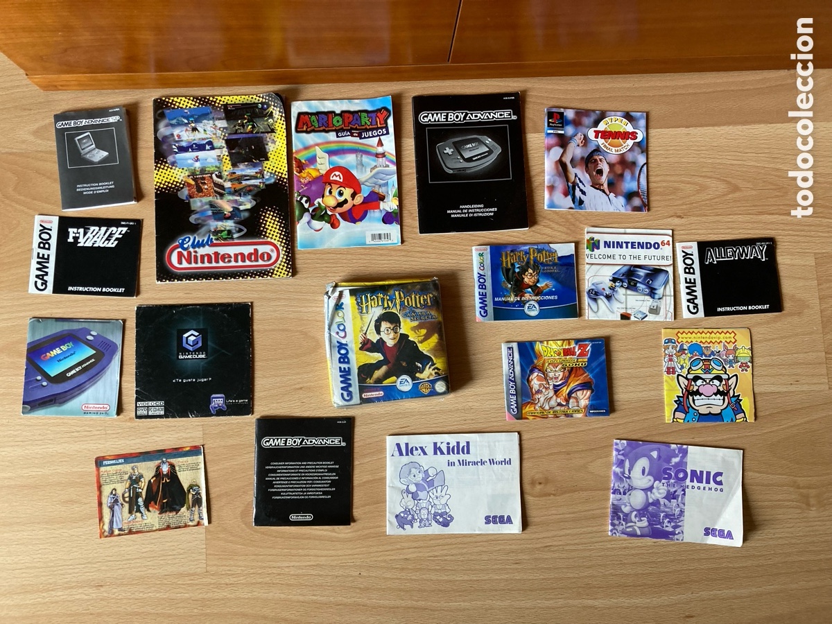 Jeux Vid&eacute;o et Consoles: LOTE MANUALES CONSOLAS GAME BOY