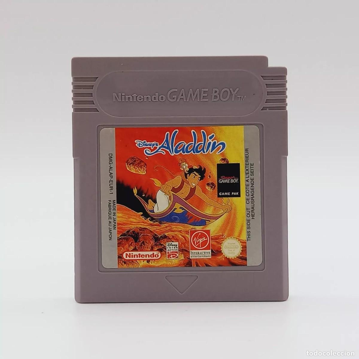 Videojuegos y Consolas: juego Disney ALADDIN PAL EUR NINTENDO GAMEBOY original game boy