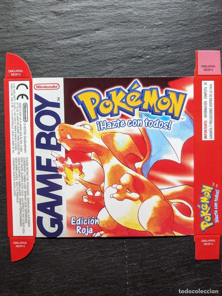Videojuegos y Consolas: Caja repro Game Boy juego Pokemon Rojo