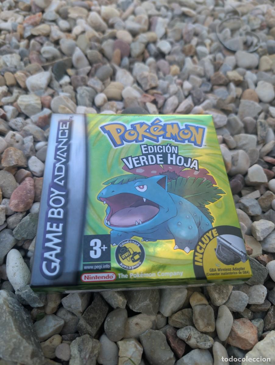 Videojuegos y Consolas: Caja repro Game Boy juego Pokemon Verde Hoja