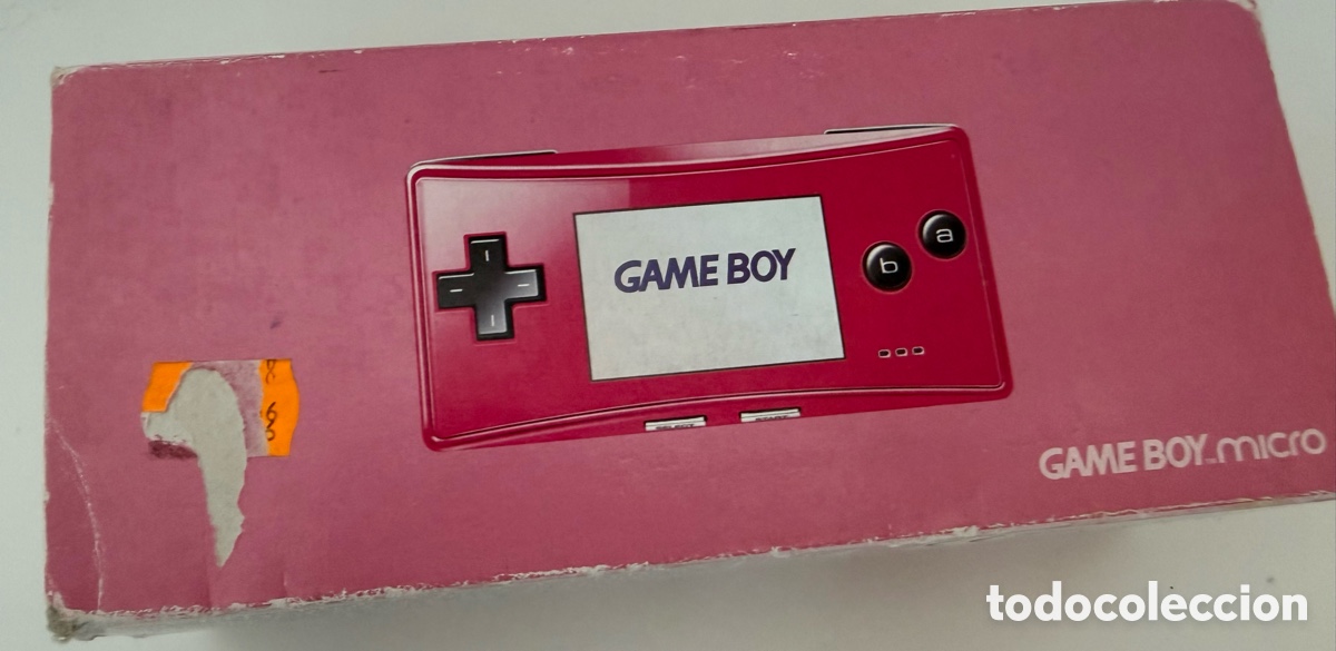 Videojuegos y consolas: Game boy micro rosa completa - Foto 1