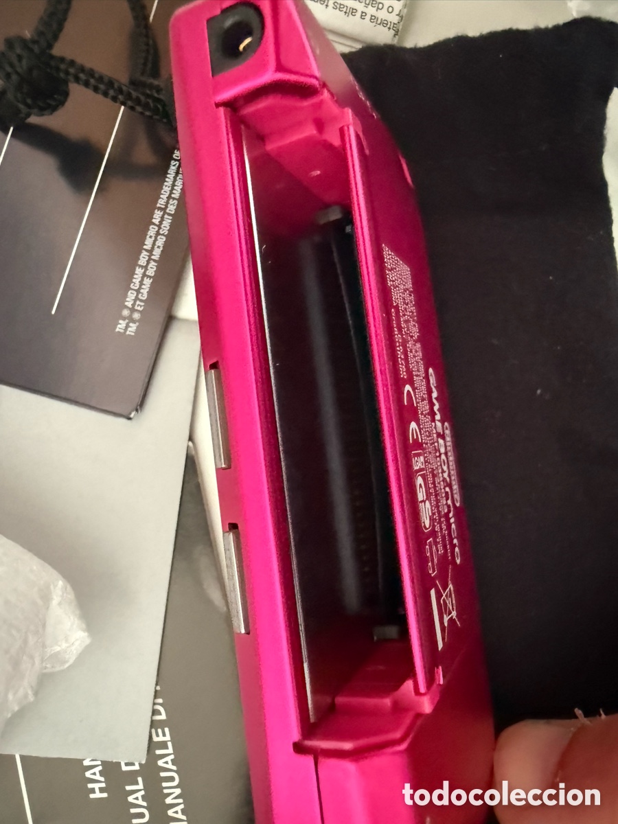 Videojuegos y consolas: Game boy micro rosa completa - Foto 13
