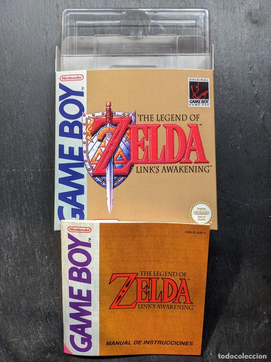 Videojuegos y Consolas: Caja repro Zelda Game Boy con Manual repro e insert