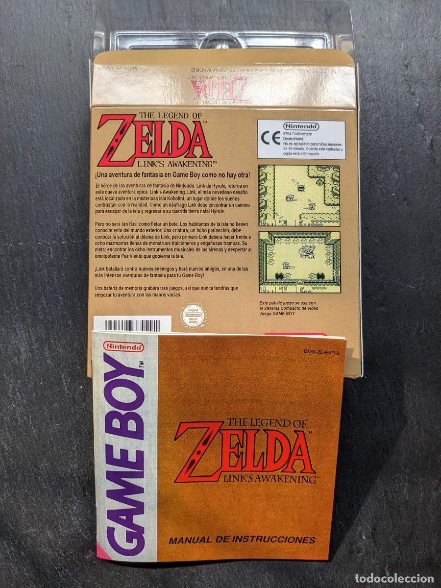 Videojuegos y consolas: Caja repro Zelda Game Boy con Manual repro e insert - Foto 2