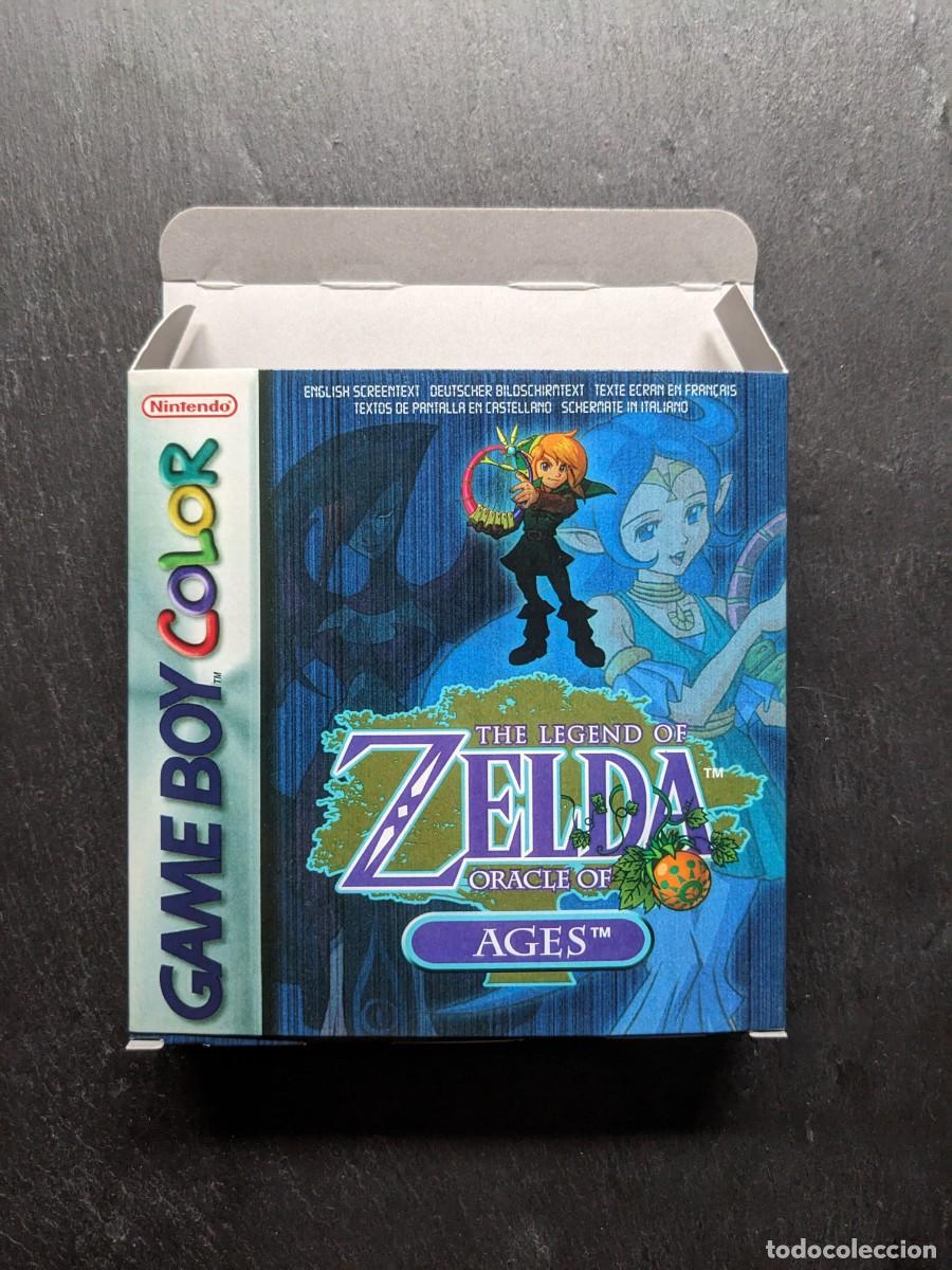 Videojuegos y Consolas: Caja repro Zelda Oracle of Ages Game Boy Color