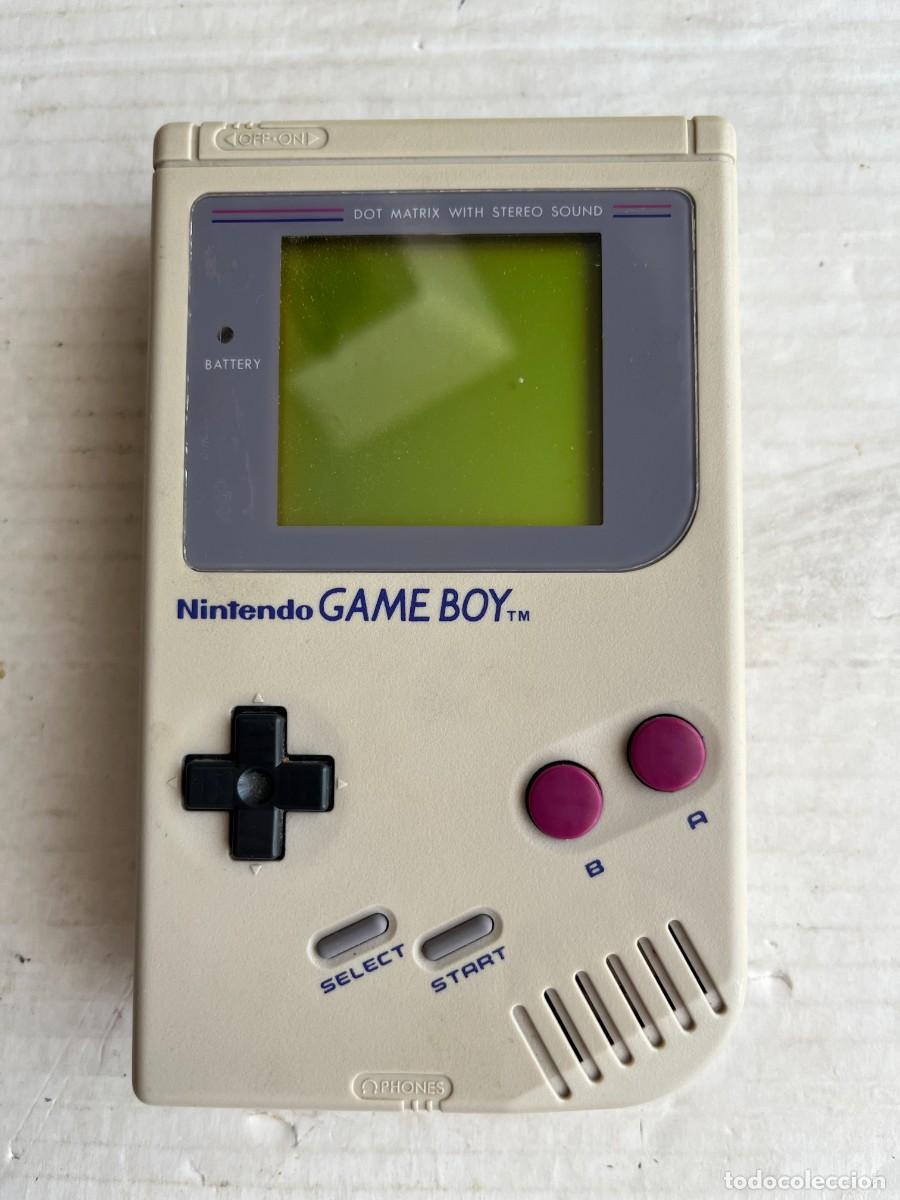 Videojuegos y Consolas: CONSOLA PORTATIL NINTENDO GAMEBOY FAT CLASICA MAS CARTUCHO TETRIS - KREATEN