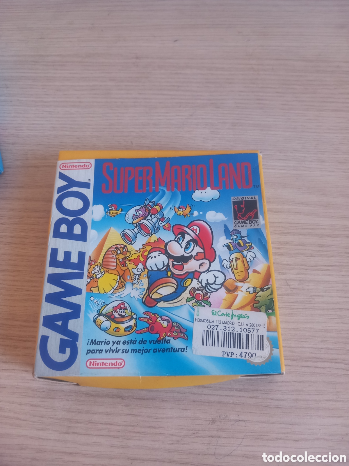Videojuegos y Consolas: JUEGO SUPER MARIO LAND CON CAJA GAME BOY FUNCIONA,,VER FOTOS