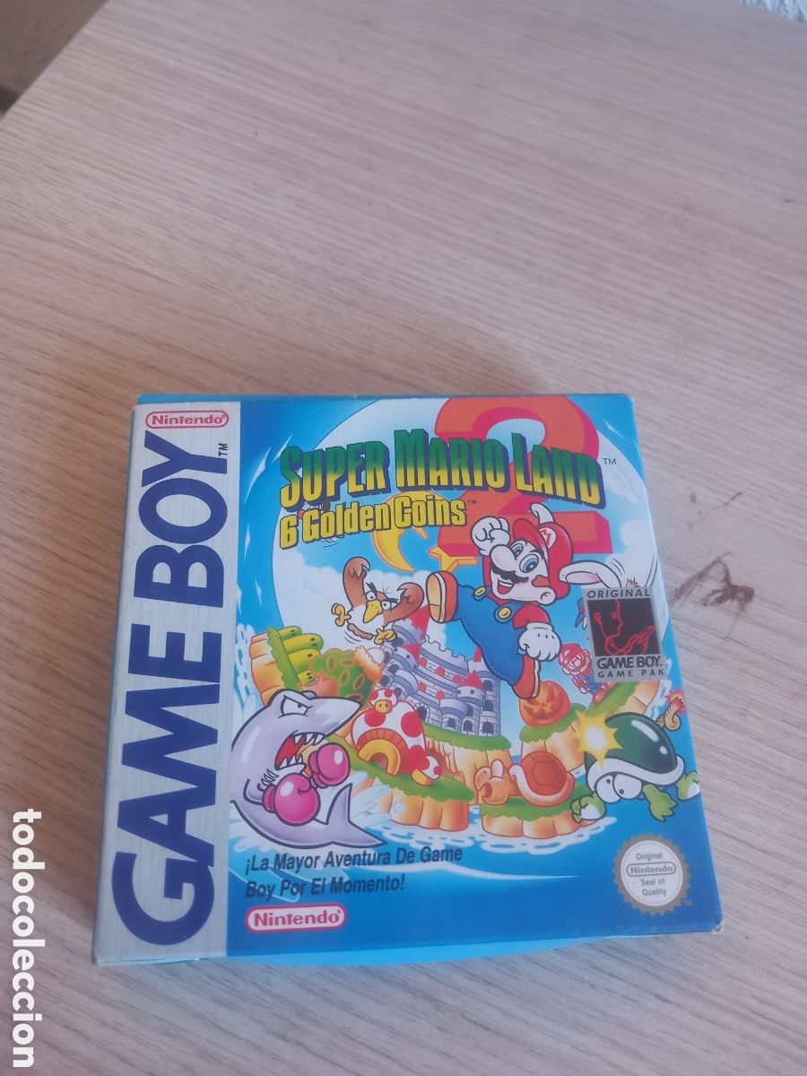 Videojuegos y Consolas: JUEGO SUPER MARIO LAND CON CAJA GAME BOY FUNCIONA,,VER FOTOS