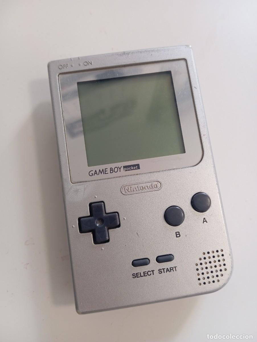 Videojuegos y Consolas: Nintendo Game Boy pocket en color plateado