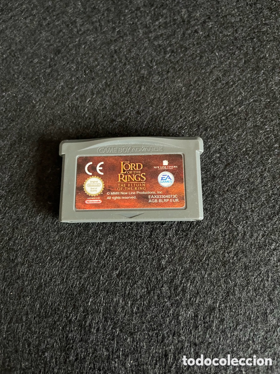 Videojuegos y Consolas: THE LORD OF THE RINGS THE RETURN OF THE KINGJUEGO GAME BOY ADVANCE