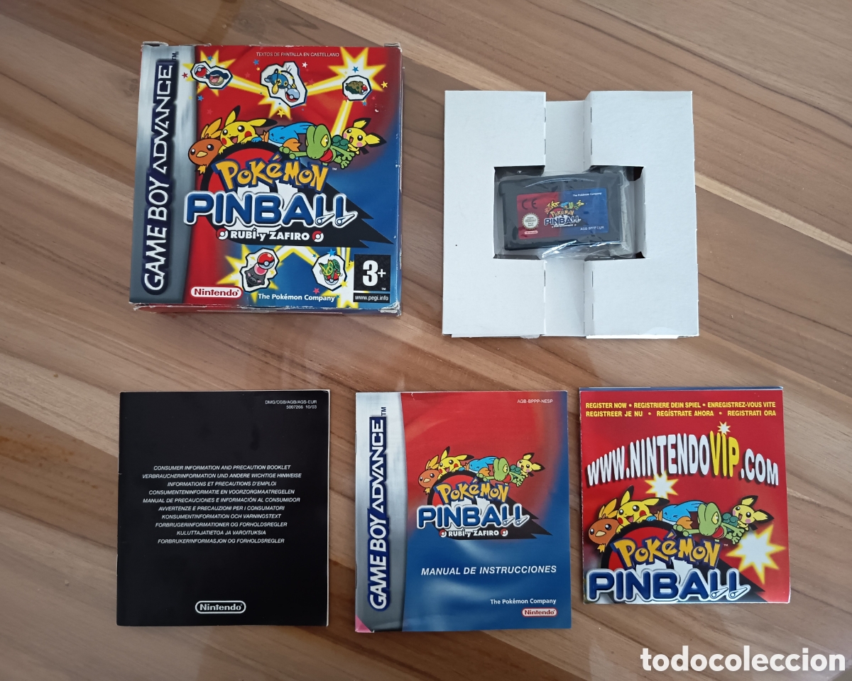 Videojuegos y Consolas: Pokemon Pinball Rubi y Zafiro