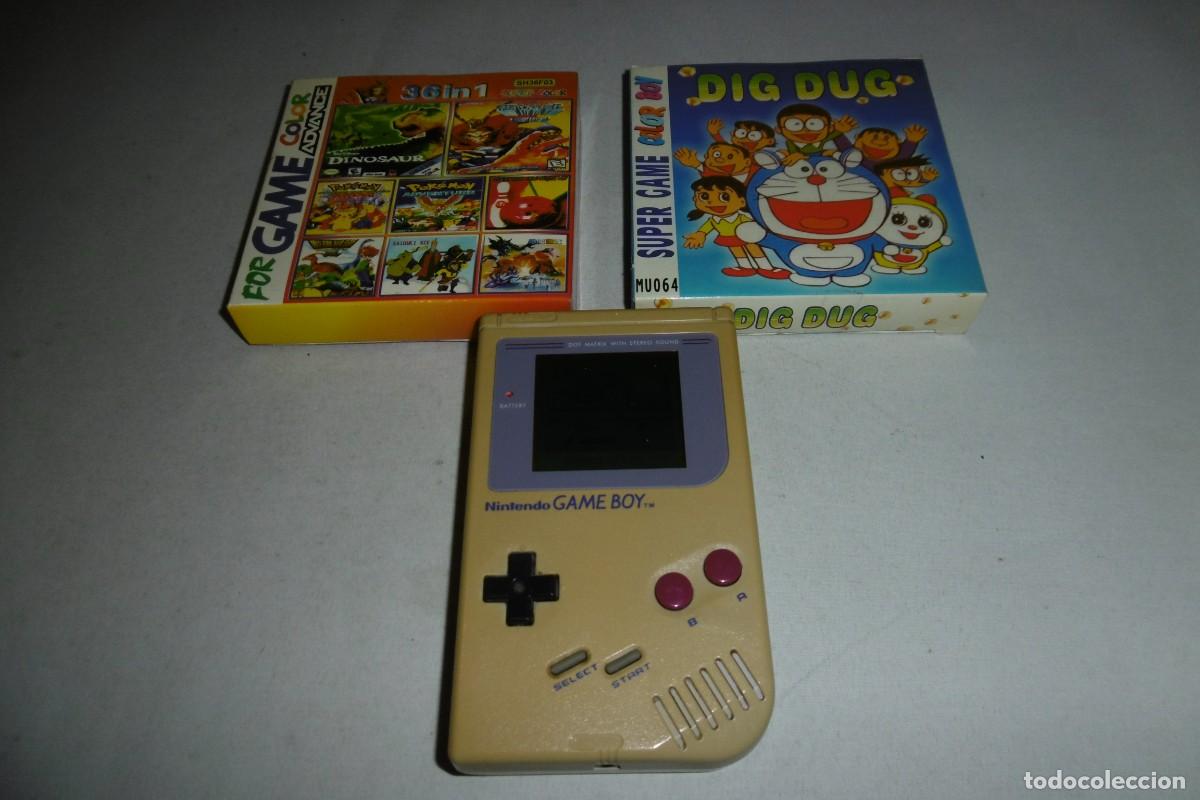 Videojuegos y Consolas: GB GAME BOY CLASICA CON DOS JUEGOS. FUNCIONA OK