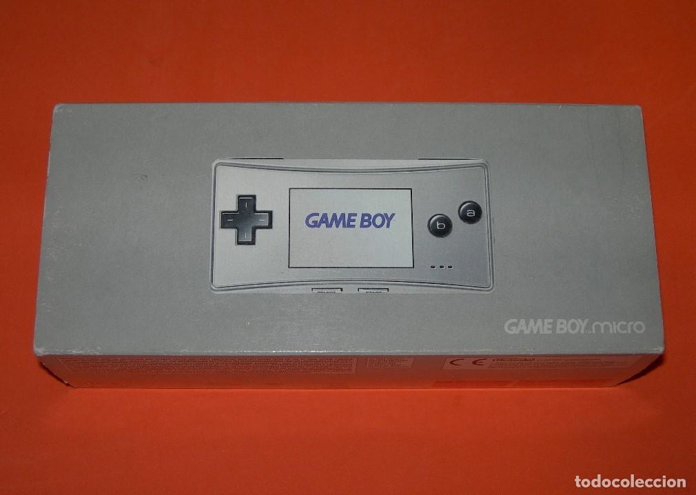Videojuegos y Consolas: CONSOLA GAME BOY MICRO COLOR PLATA ABSOLUTAMENTE NUEVA A ESTRENAR - NINTENDO - GAMEBOY -