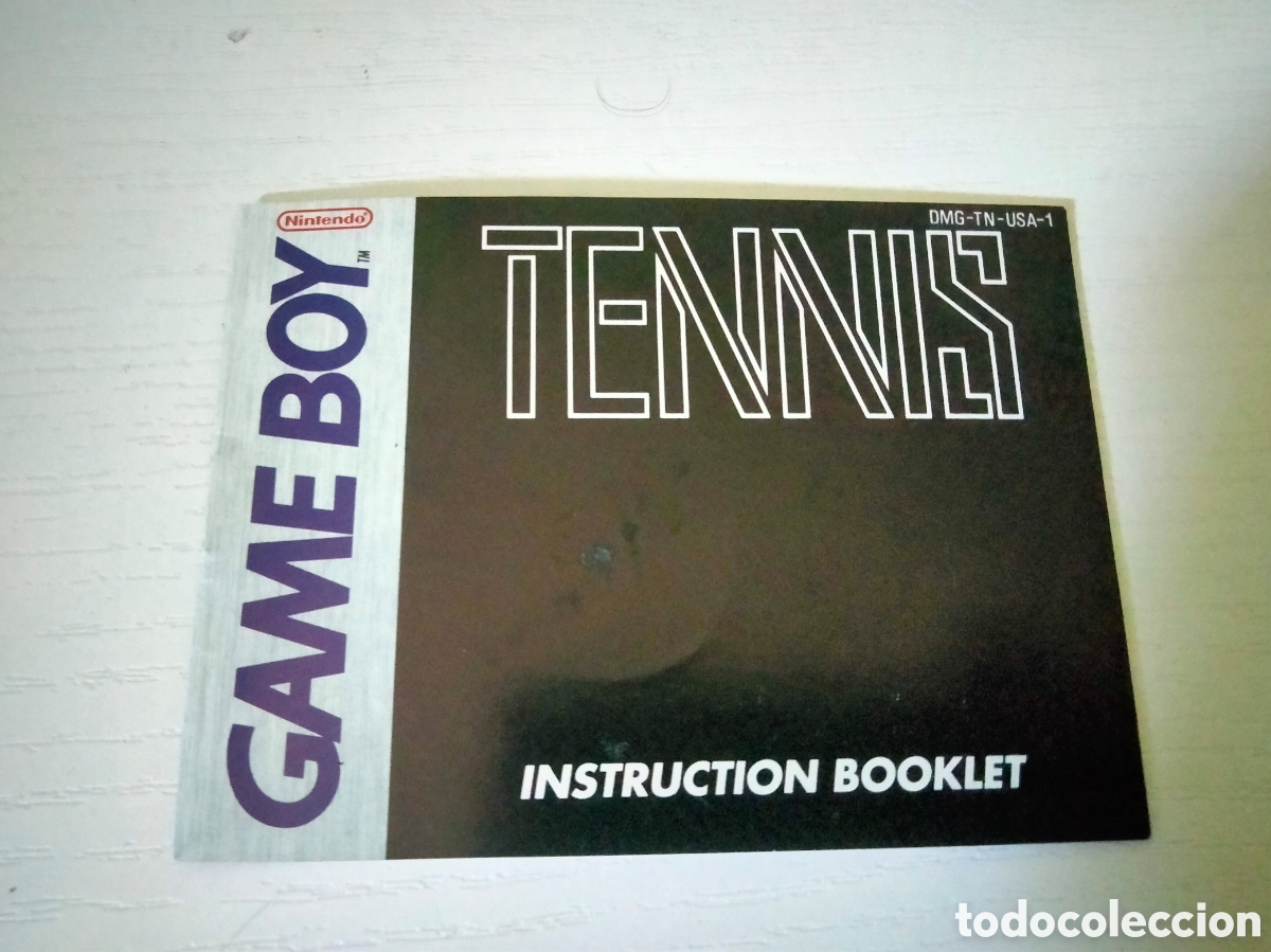 Videojuegos y Consolas: Manual original Tennis Game Boy