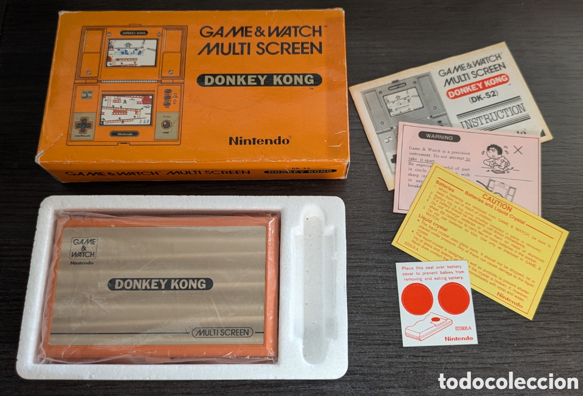 Videojuegos y Consolas: Nintendo Game & Watch Multi Screen Donkey Kong DK-52 1982 Completa