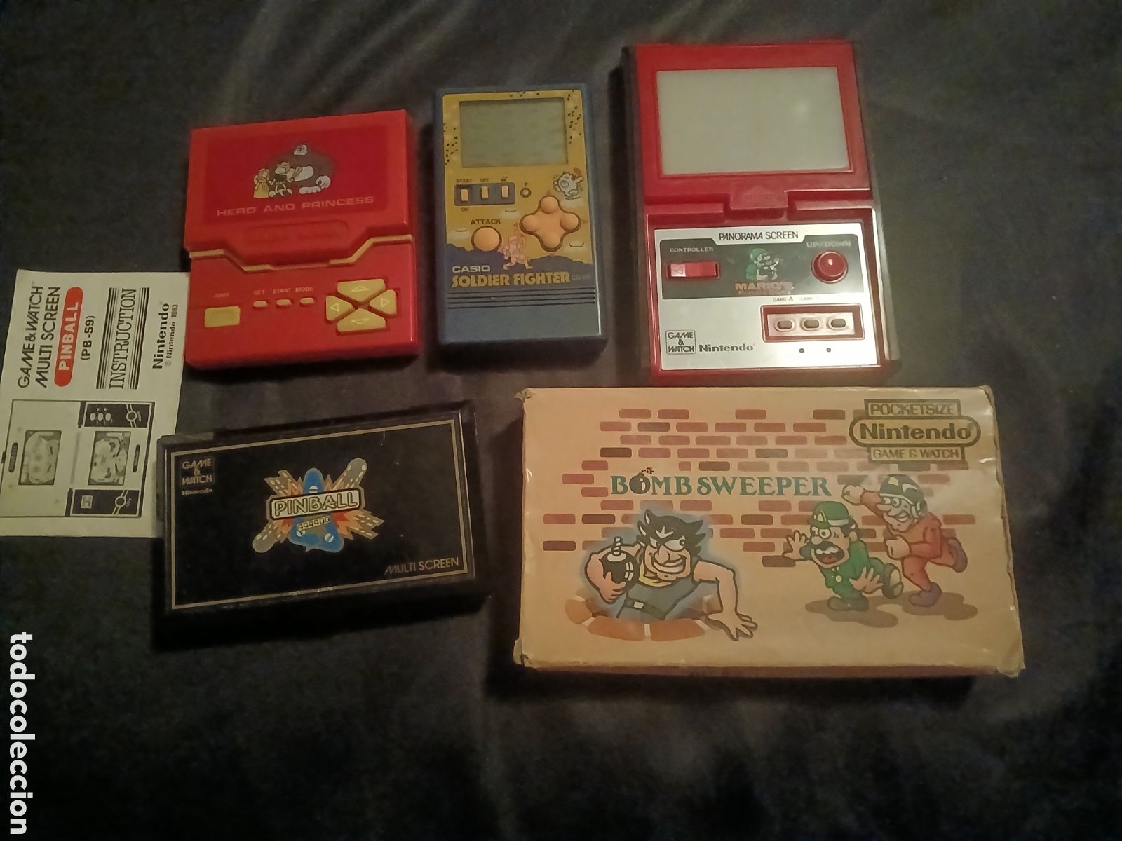 Jeux Vid&eacute;o et Consoles: LOTE, VIDEOJUEGOS GAME & WATCH - PINBALL MULTI SCREEN NINTEND, BOMB SWEEPER ETC.