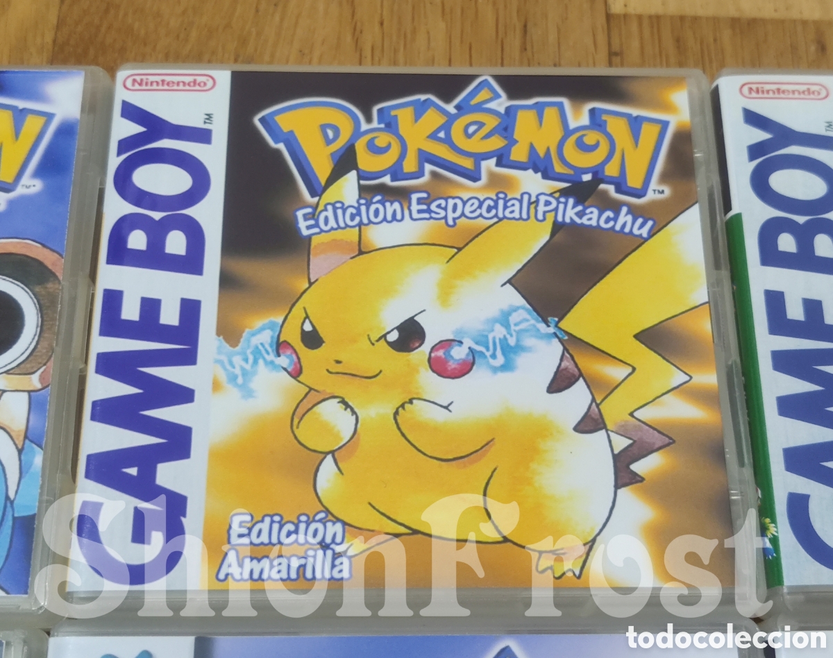 Videojuegos y Consolas: Caja Pl&aacute;stico Pok&eacute;mon Edici&oacute;n Amarilla (Estilo Nintendo DS)