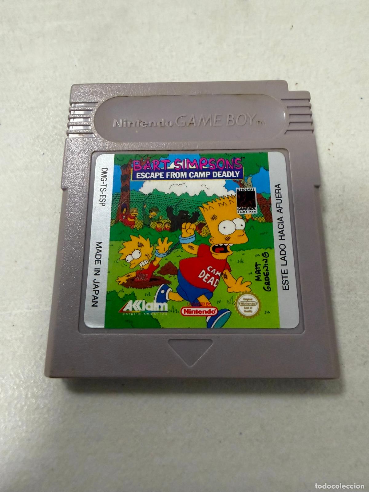 Videojuegos y Consolas: Bart Simpsons Escape from camp deadly - Nintendo GB Game boy - PAL