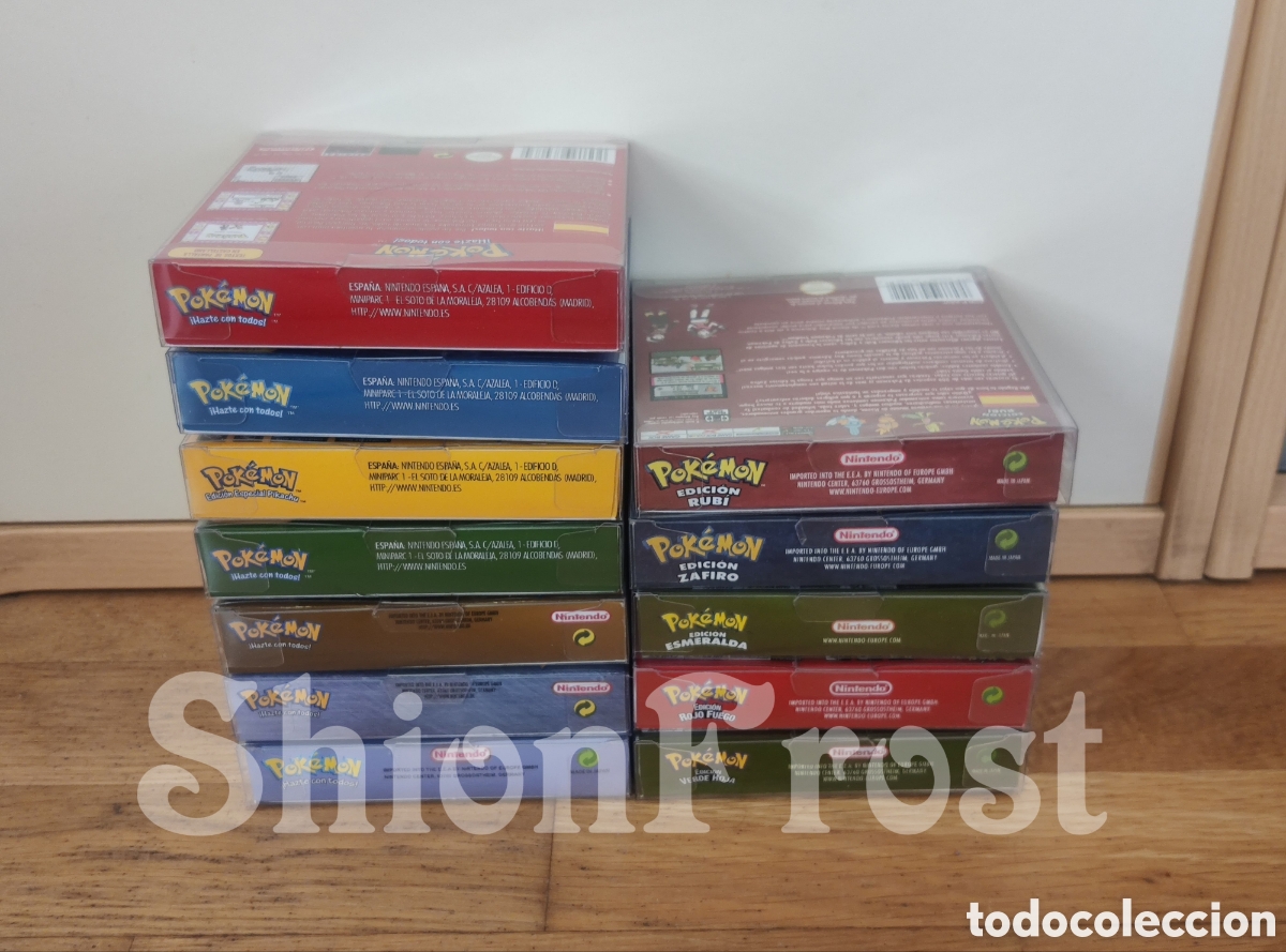 Videojuegos y consolas: Caja Pok&eacute;mon Verde (Repro) - Foto 8
