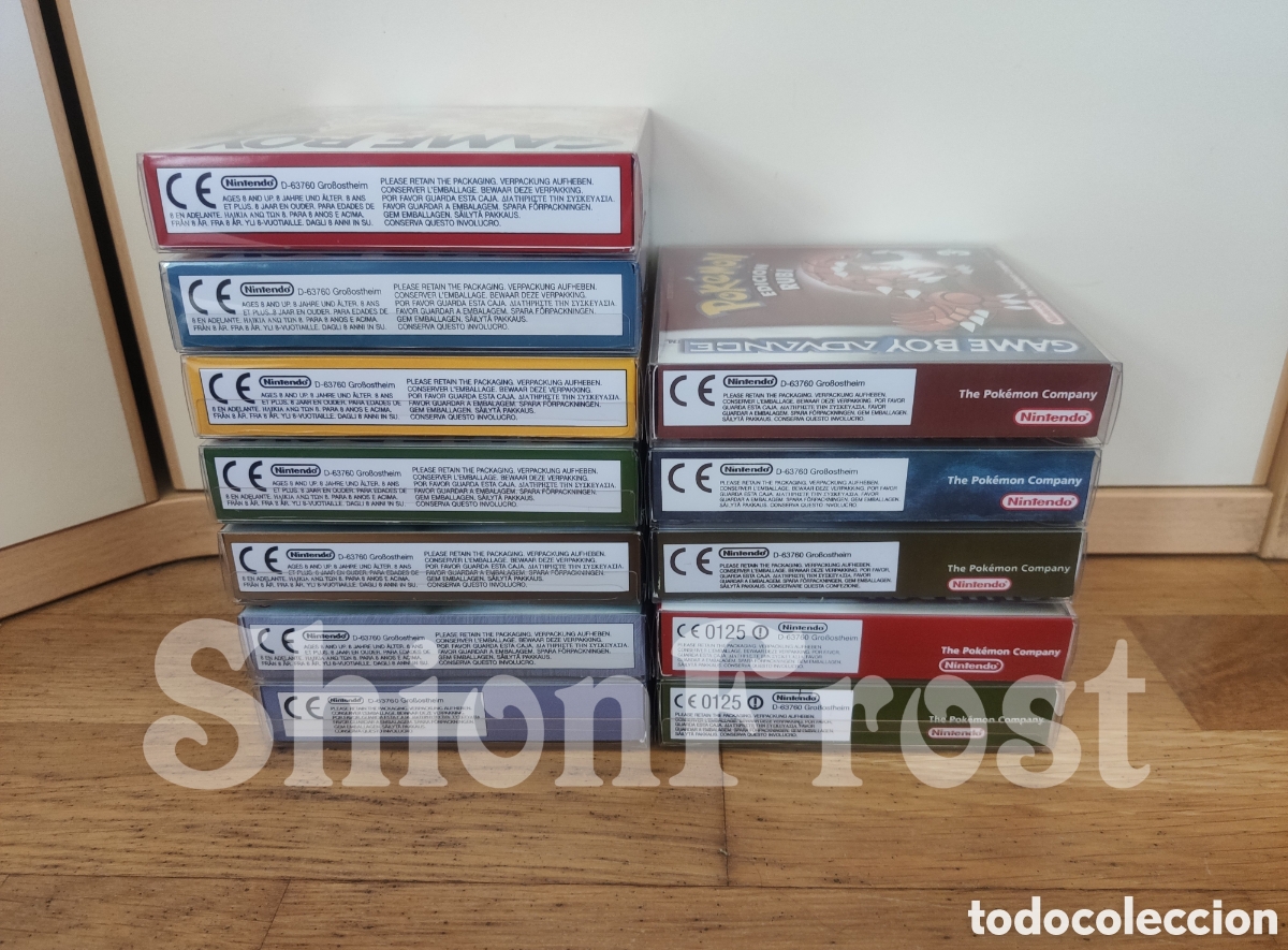 Videojuegos y consolas: Caja Pok&eacute;mon Verde (Repro) - Foto 11