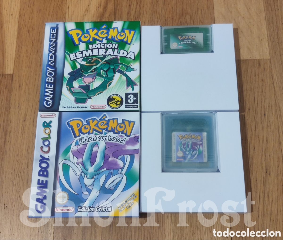 Videojuegos y consolas: Caja Pok&eacute;mon Verde (Repro) - Foto 12