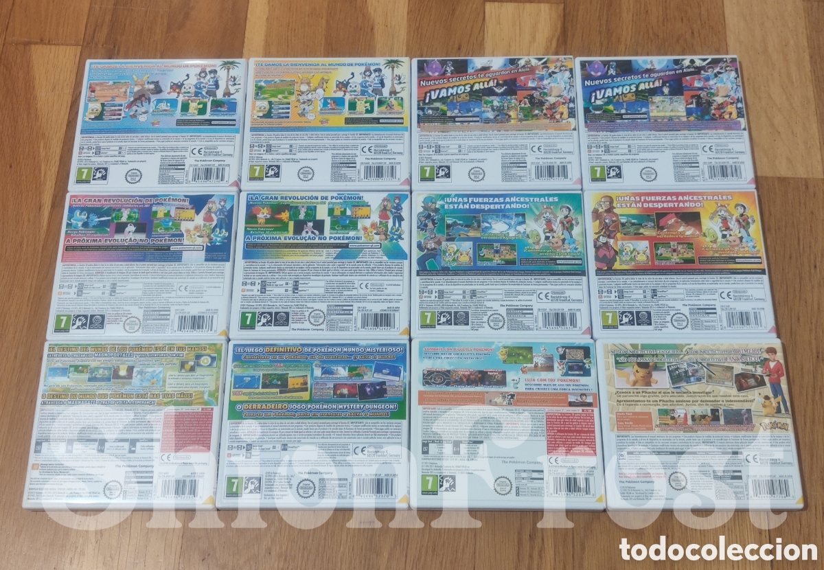 Videojuegos y consolas: Caja Pok&eacute;mon Verde (Repro) - Foto 17