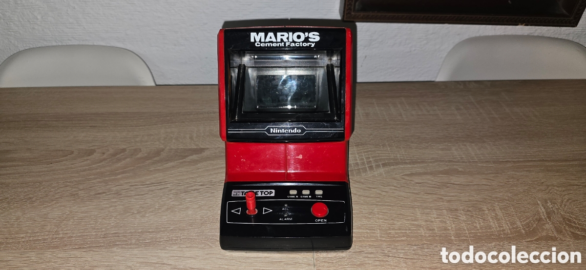 Videojuegos y consolas: TABLE TOP GAME & WATCH MARIO'S CEMENT FACTORY NINTENDO. FUNCIONA. FALTA TAPA DE PILAS MARIO TABLETOP