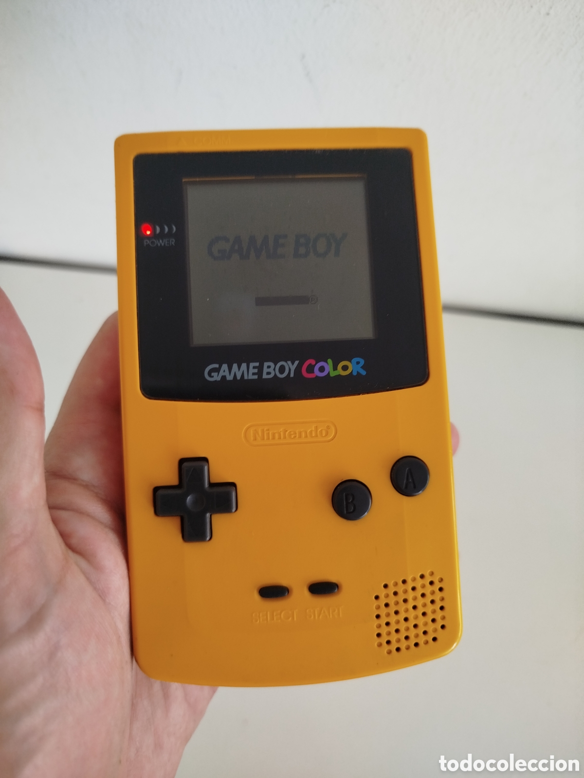 Videojuegos y consolas: Nintendo Gameboy color amarillo