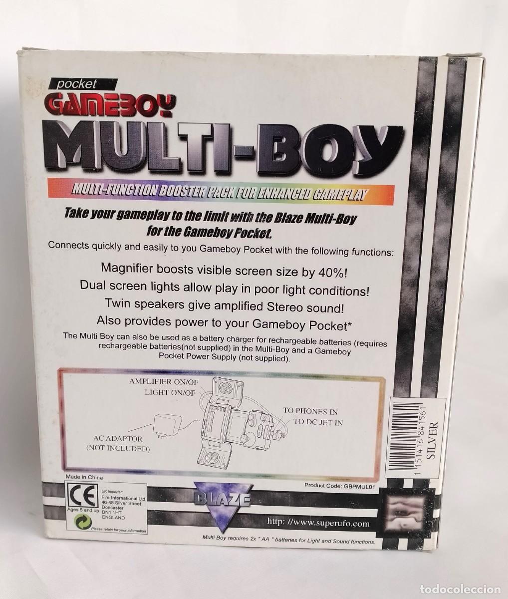 Videojuegos y consolas: GAMEBOY, MULTI-BOY BLAZE (NUEVO) color PLATA - Foto 2