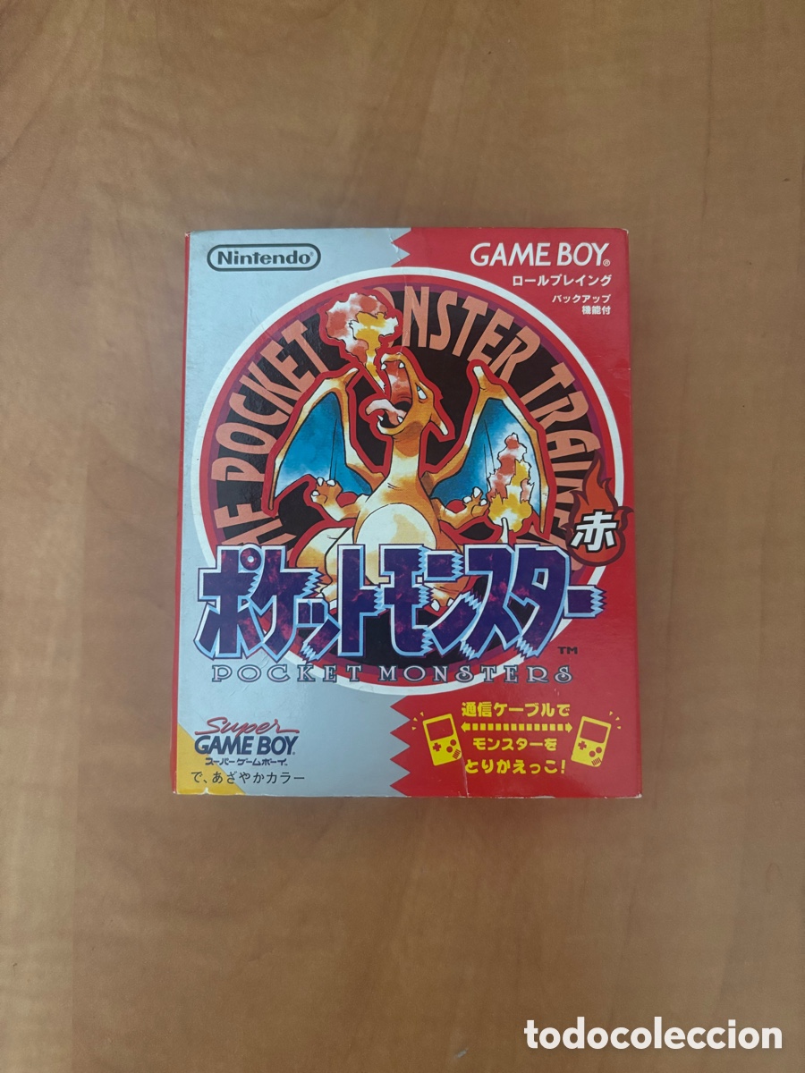 Videojuegos y consolas: Pokemon Rojo Gameboy japon&eacute;s
