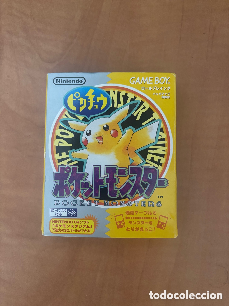 Videojuegos y consolas: Pokemon amarillo Game Boy japon&eacute;s