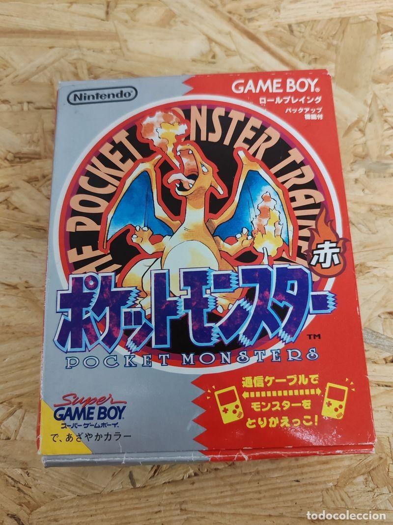 Videojuegos y consolas: Pokemon Rojo Game Boy Jap&oacute;n - Pocket Monsters - Completo con caja, mapa y manual