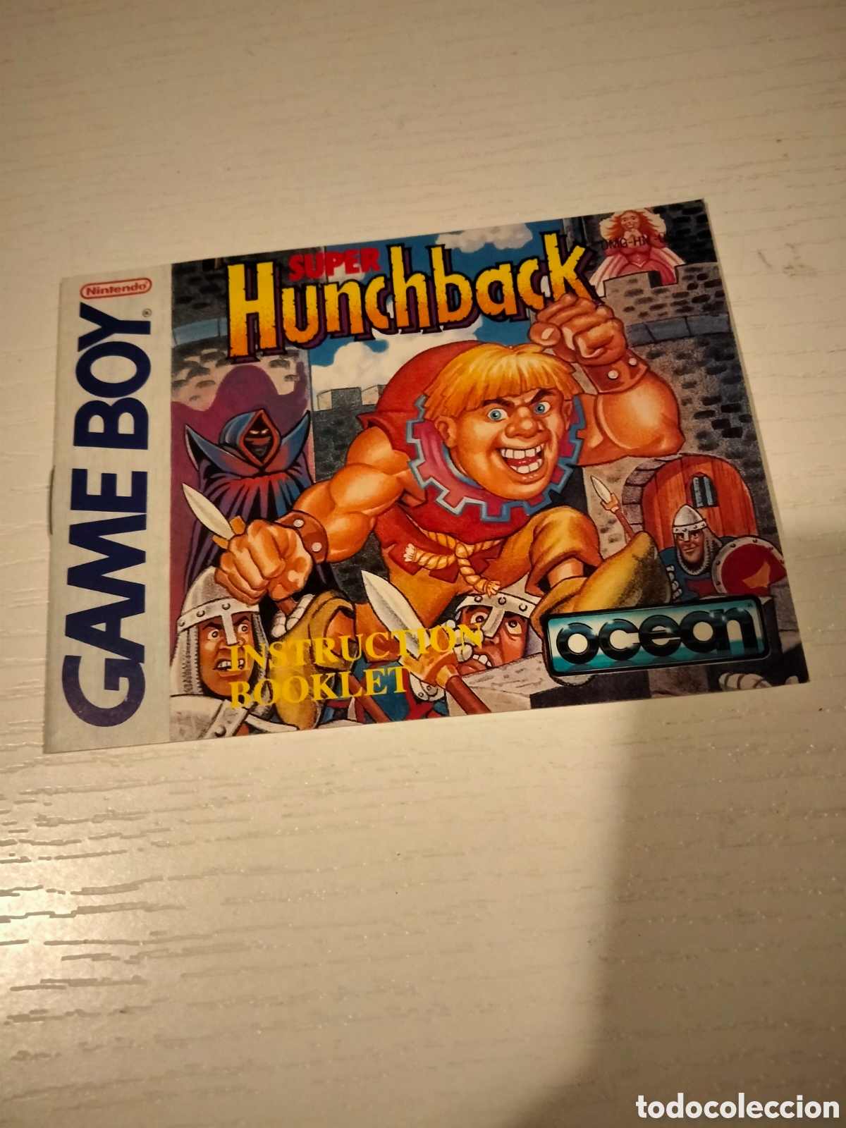 Videojuegos y consolas: Manual de instrucciones S&uacute;per hunchback Game Boy Usa
