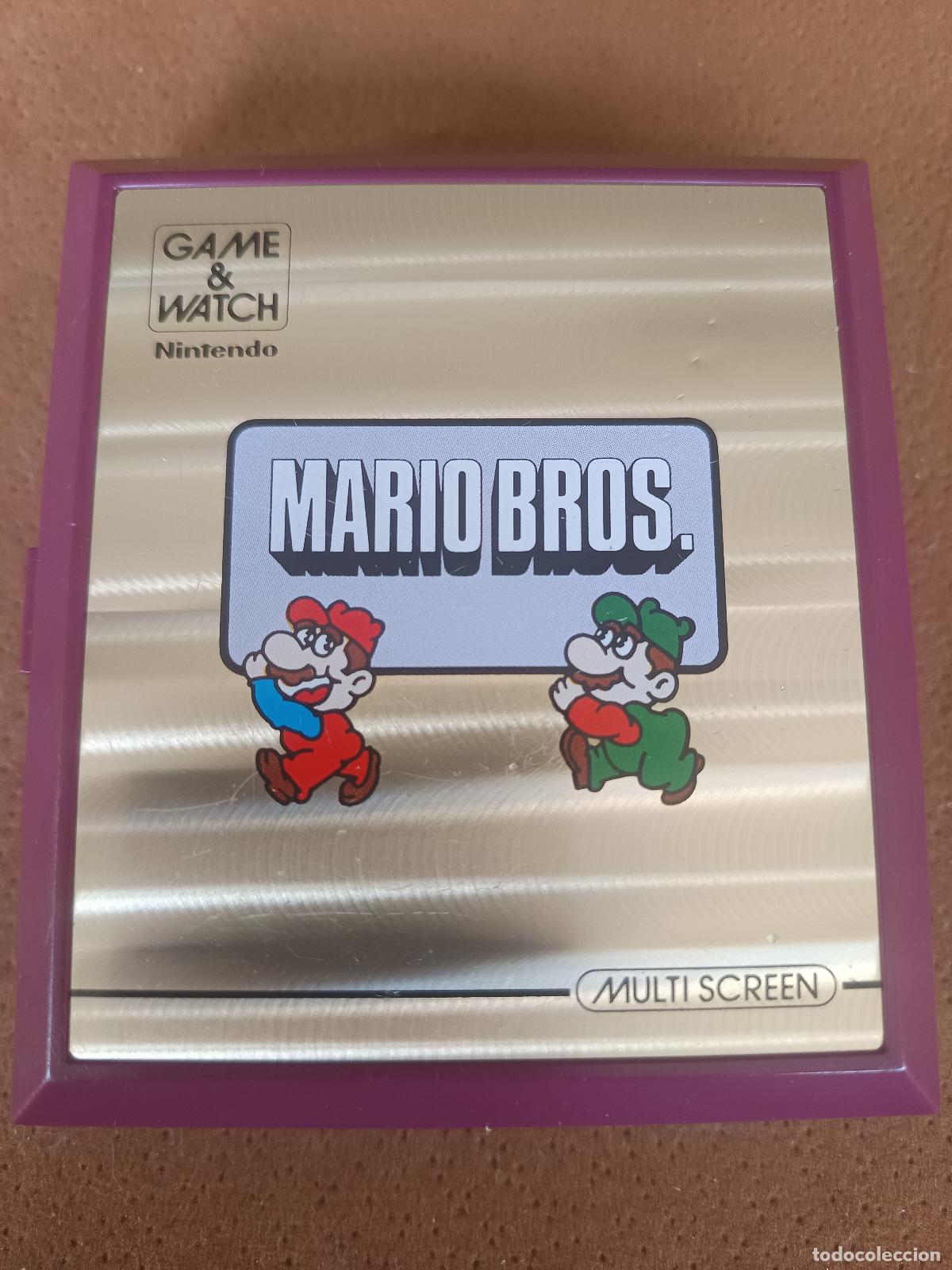 Videojuegos y consolas: CONSOLA MAQUINITA MARIO BROS GAME & WATCH MULTI SCREEN NINTENDO, FUNCIONANDO CON SONIDO. BUENE STADO