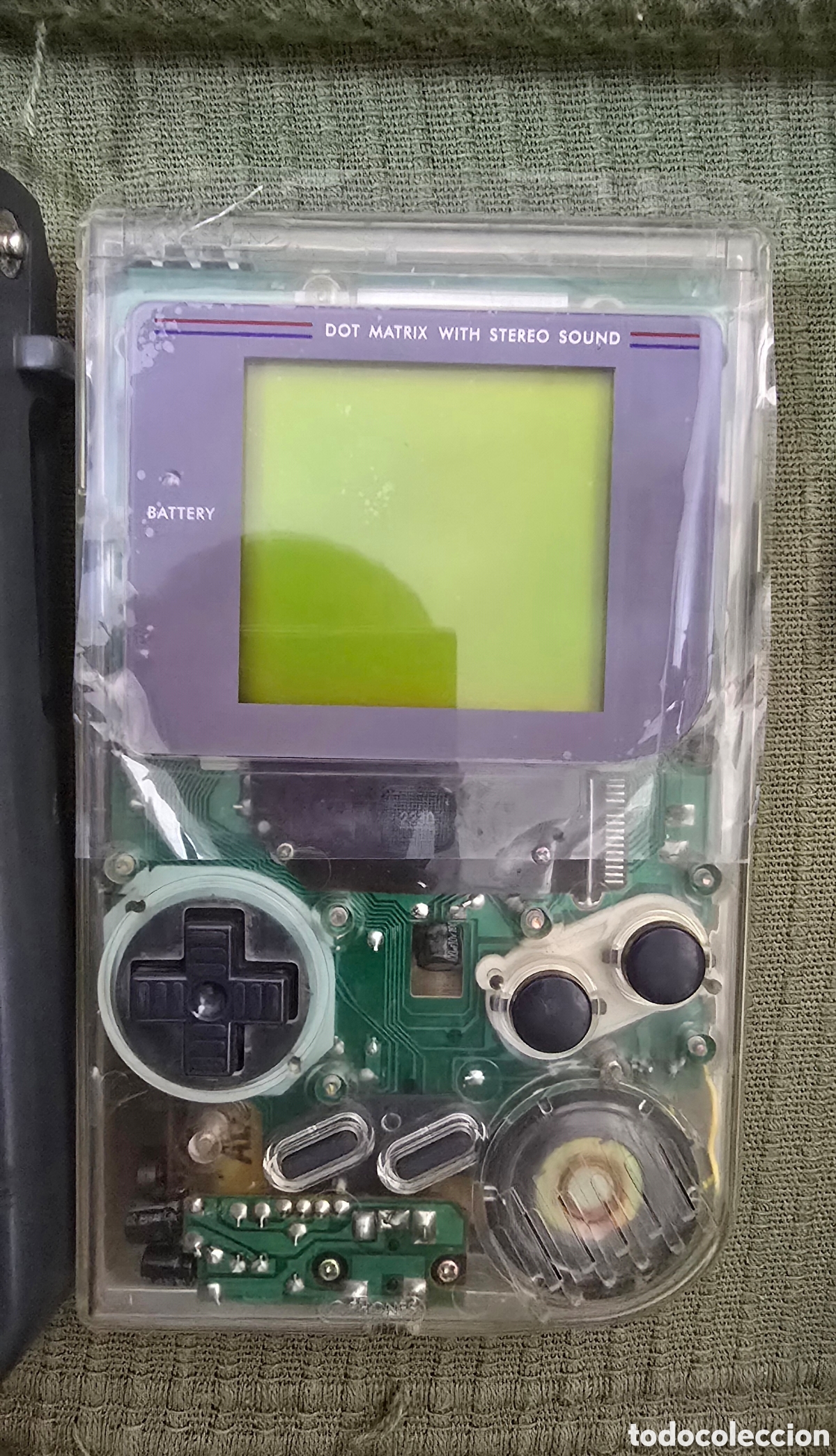 Videojuegos y consolas: GameBoy DMG Fat Transparente
