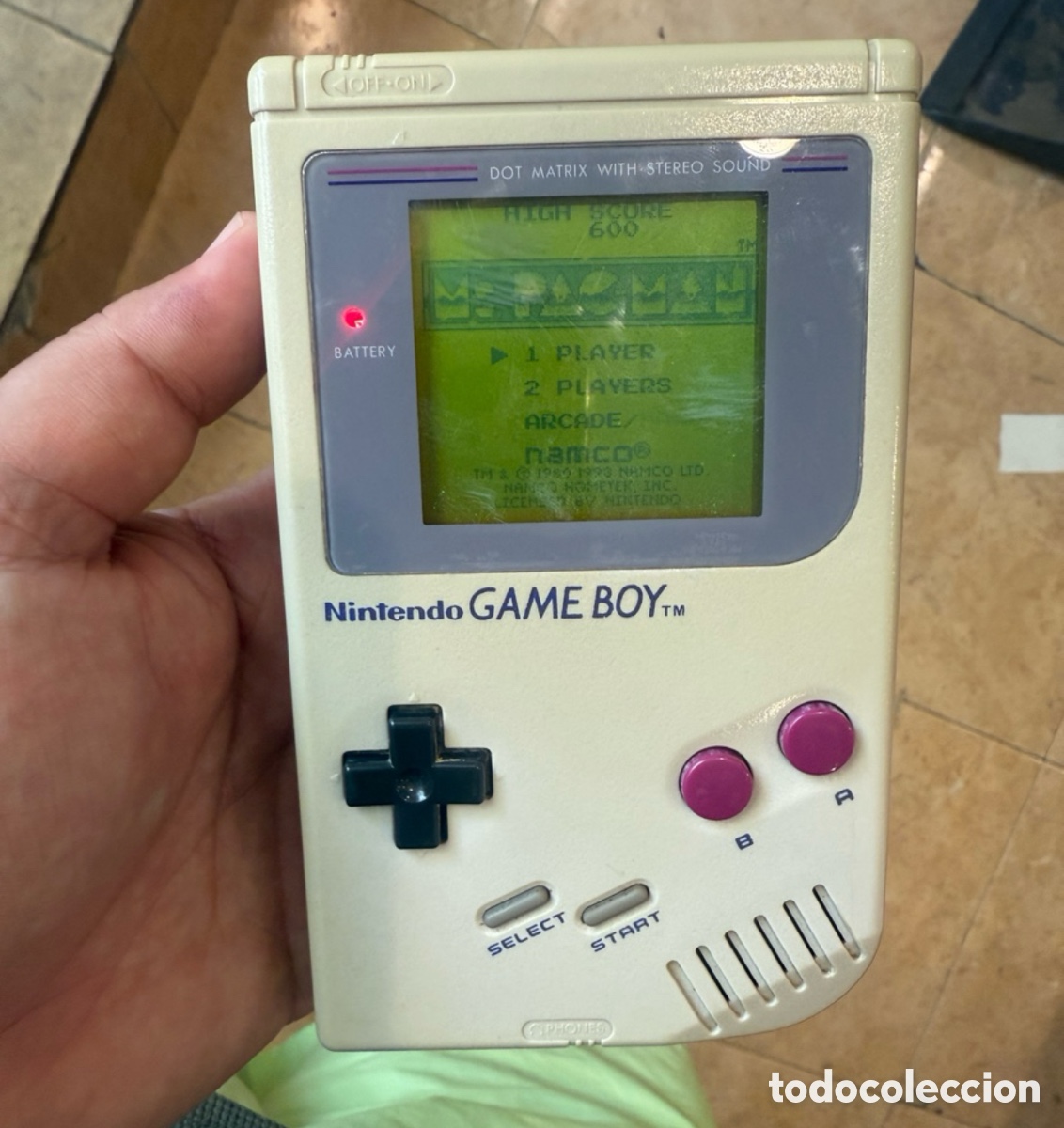 Videojuegos y consolas: Nintendo Game Boy Classic DMG-01 Original + Cartucho 24 in 1 &ndash; Funcionando