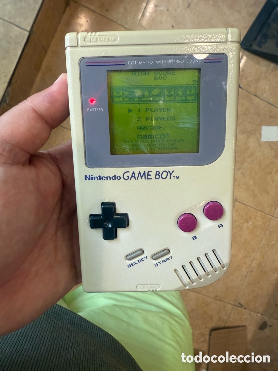 Videojuegos y consolas: Nintendo Game Boy Classic DMG-01 Original + Cartucho 24 in 1 &ndash; Funcionando