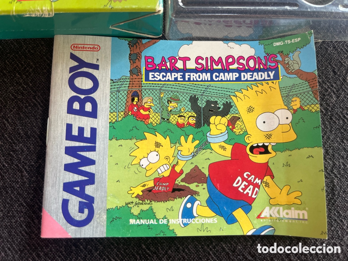 Videojuegos y consolas: Bart Simpsons Escape From Camp Deadly pal ESP gameboy - Foto 9