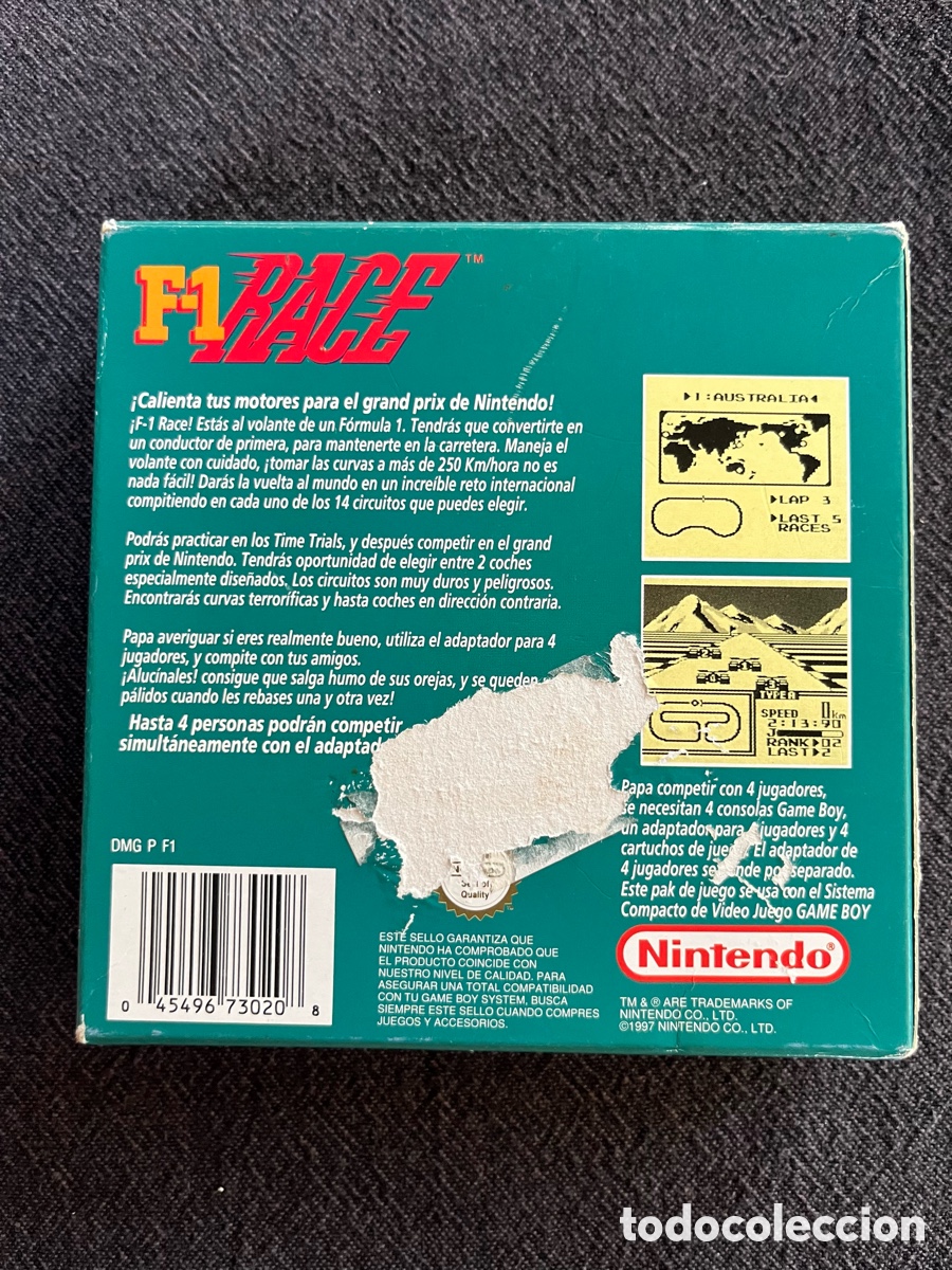 Videojuegos y consolas: F1 RACE Pal ESP Gameboy - Foto 3