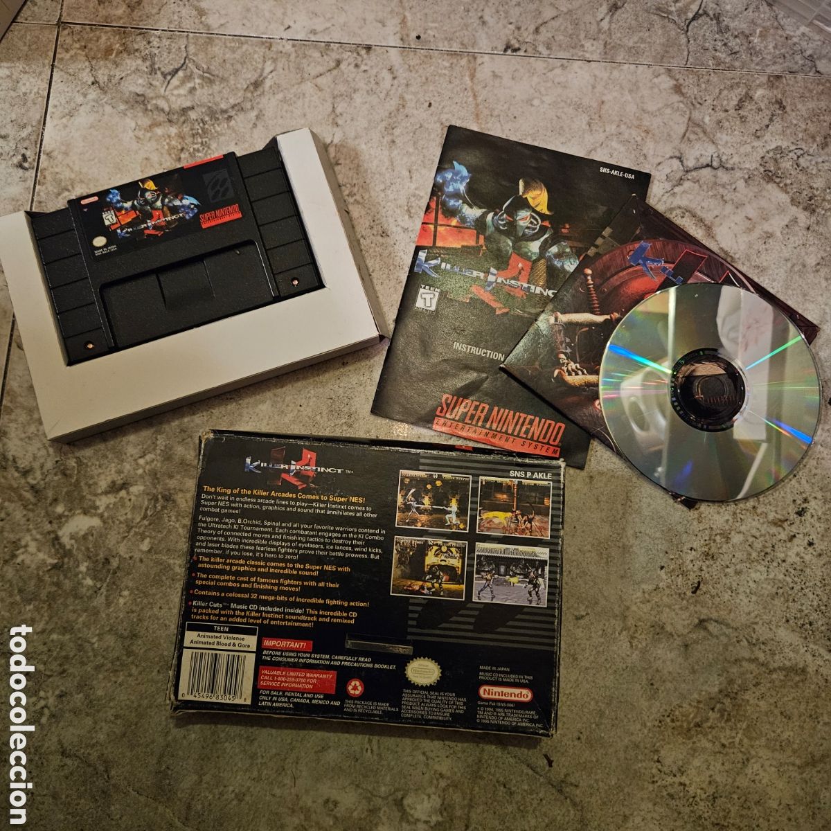 Videojuegos y consolas: Killer Instinct SNES - Foto 7