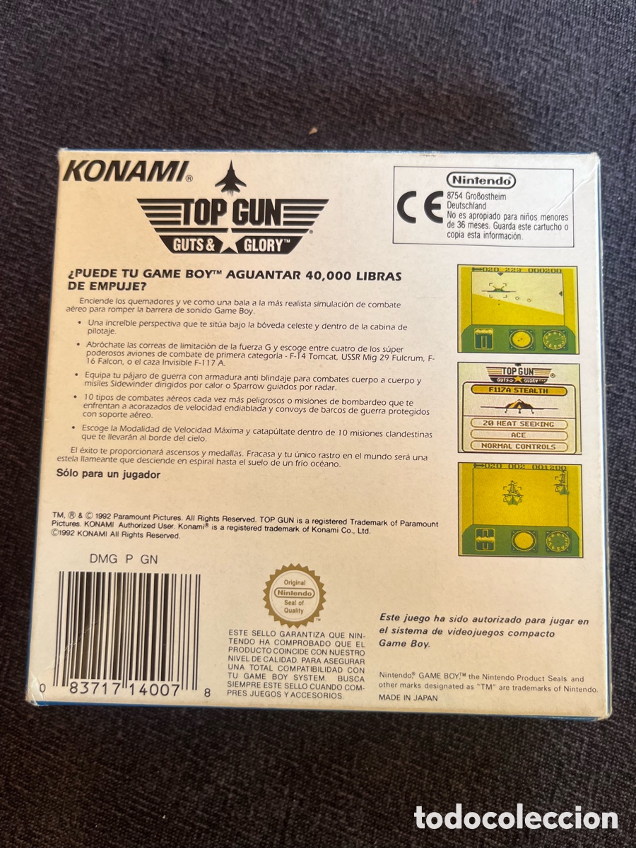 Videojuegos y consolas: Top Gun pal ESP Gameboy - Foto 3