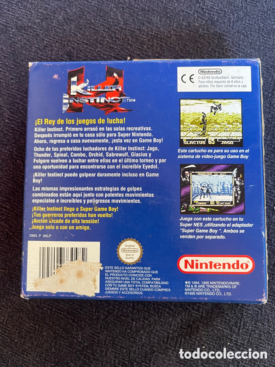 Videojuegos y consolas: Killer Instinct pal ESP Gameboy completo con chapa - Foto 5
