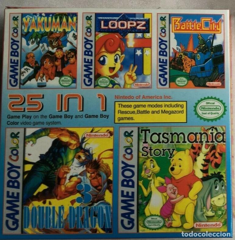 Videojuegos y consolas: Cartucho Nintendo Game Boy 25 en 1
