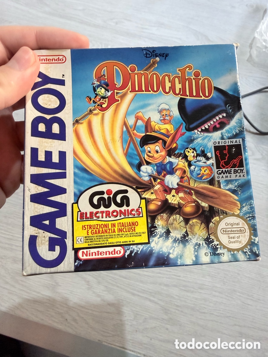 Videojuegos y consolas: Antiguo y original juego de GAME BOY nintendo Pinocho