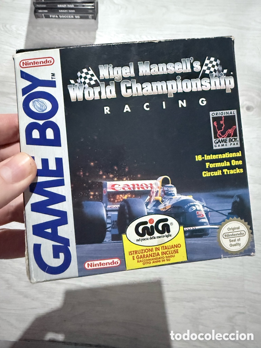Videojuegos y consolas: Antiguo juego original GAME BOY nigell mansell f1