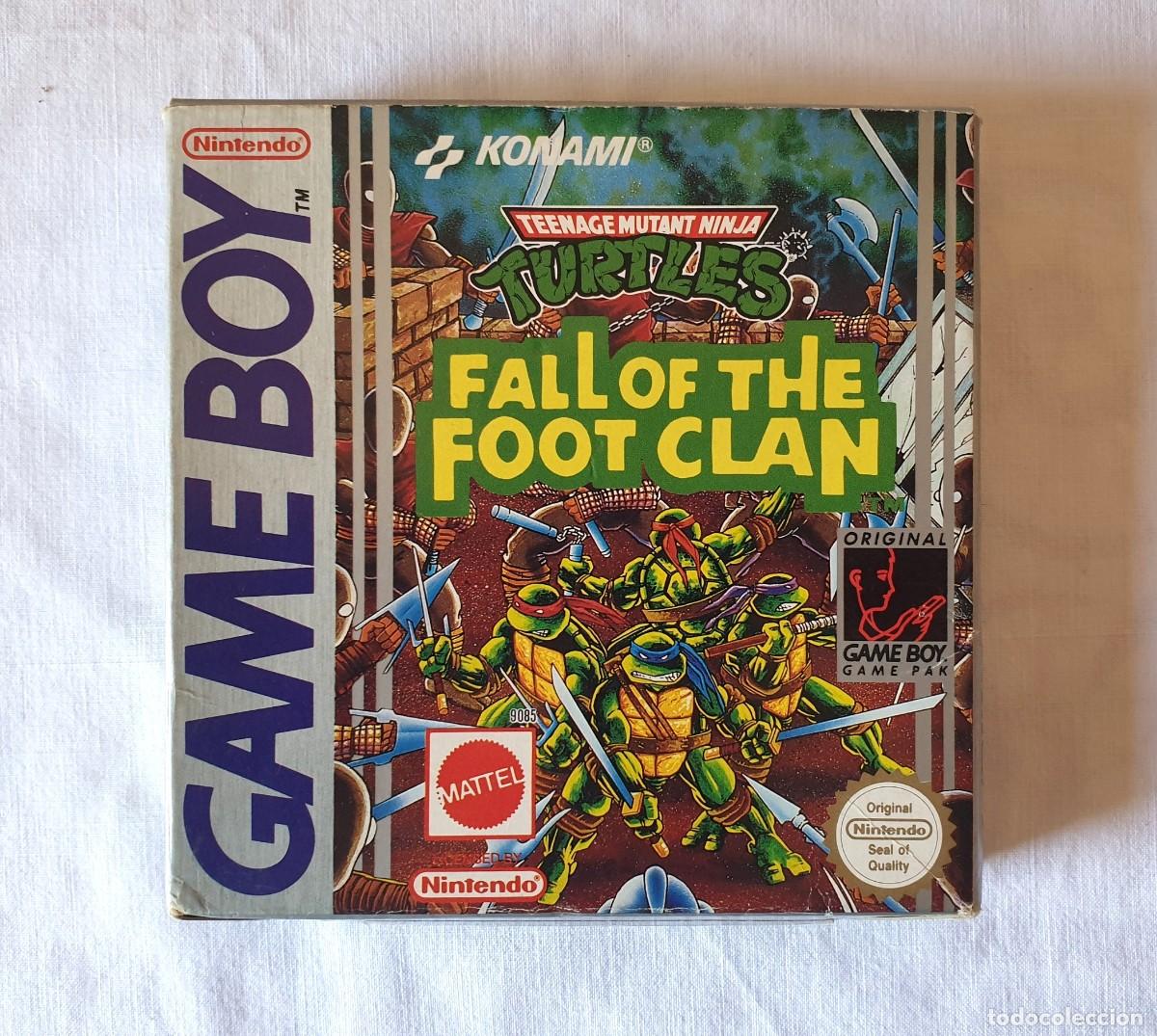 Videojuegos y consolas: Tortugas Ninja Mutantes Adolescentes: La Ca&iacute;da del Clan del Pie Nintendo Gameboy Mattel CIB