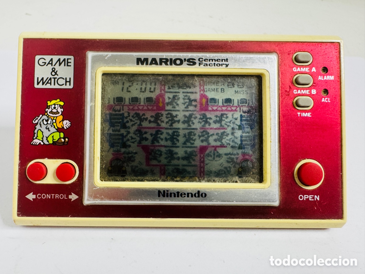 Videogiochi e Consoli: Nintendo Game Watch Mario's Cement Factory 1983 Japan