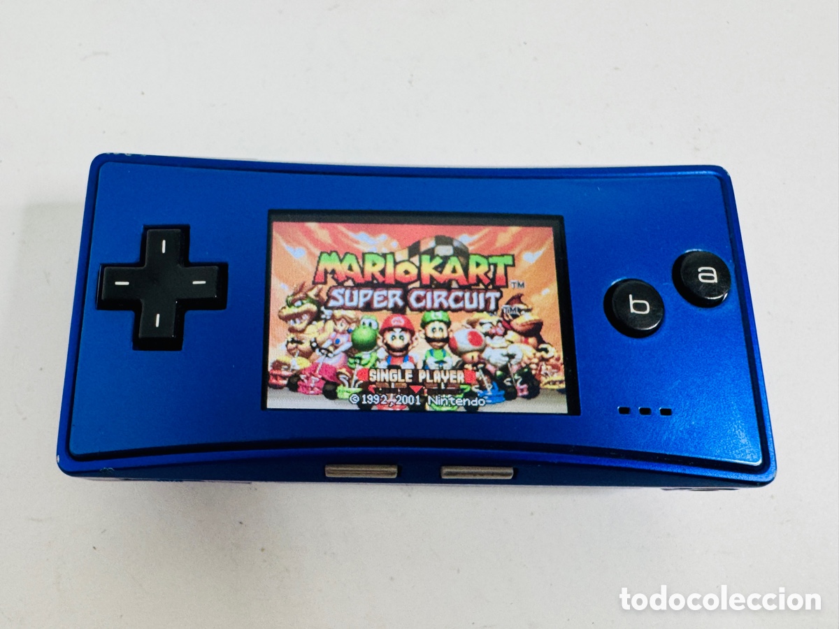 Videojuegos y consolas: Nintendo Game Boy Micro Azul Cobalto sin juego