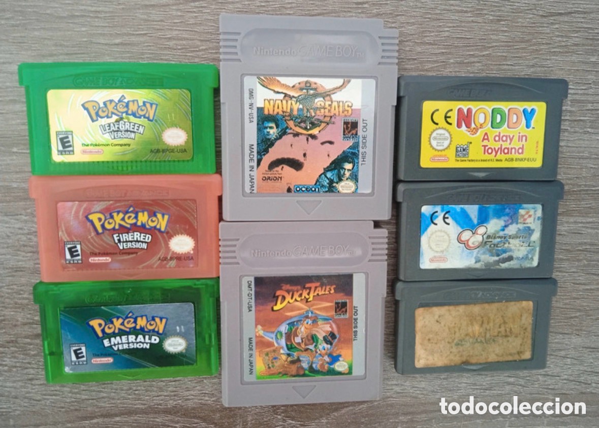 Videojuegos y consolas: Lote de juegos Nintendo Game Boy, Advance, funcionando