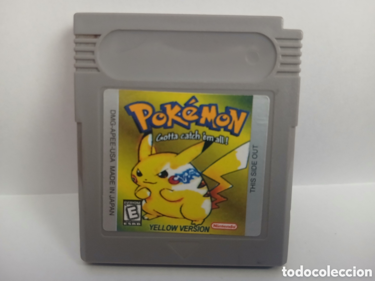 Videojuegos y consolas: Cartucho Juego Pok&eacute;mon Yellow/Amarillo Version: Especual Picacho Edition -Nintendo GameBoy-